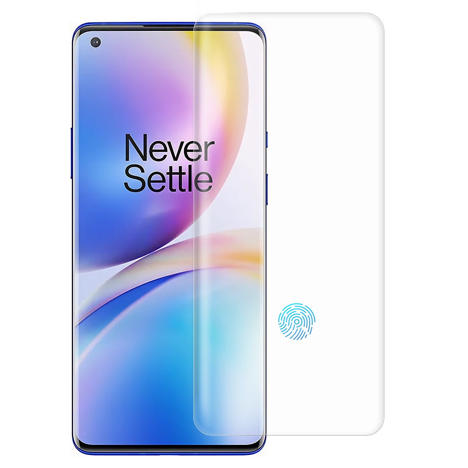 RURIHAI Tempered Glass Full Screen Protector for OnePlus 8 Pro 3D Curved UV Liquid Full Glue Film Support Fingerprint Unlock RURIHAI Tempered Glass Full Screen Protector for OnePlus 8 Pro 3D Curved UV Liquid Full Glue Film Support Fingerprint Unlock